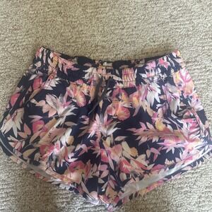 Women's Columbia Bogata Bay Beach Stretch Printed Shorts Pockets Size Medium